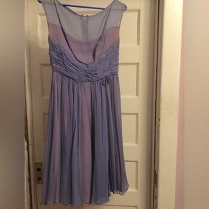 Stunning Vintage 1950s Dress in Periwinkle